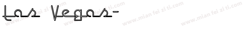 Las Vegas字体转换